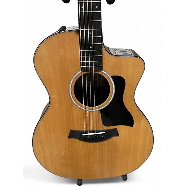 Used Taylor 214CE PLUS Natural Acoustic Electric Guitar