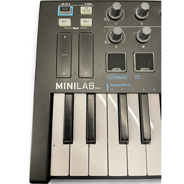 Used Arturia Minilab MKII MIDI Controller