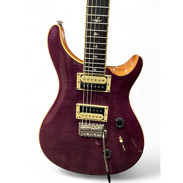 Used PRS SE Custom 24 VIOLET Solid Body Electric Guitar