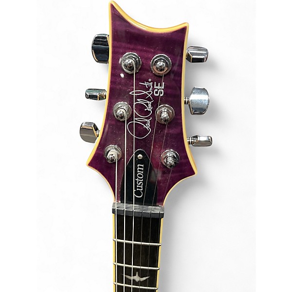 Used PRS SE Custom 24 VIOLET Solid Body Electric Guitar