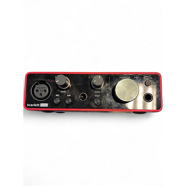 Used Focusrite Scarlett Solo Gen 3 Audio Interface