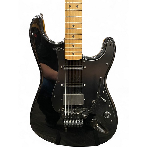 Used Fender Standard Fat Stratocaster Black Solid Body Electric Guitar