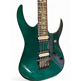 Used Ibanez RG8520 GE Green Solid Body Electric Guitar