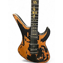 Used Schecter Guitar Research Synyster Gates Custom-S Relic Distressed Satin Black Solid Body Electric Guitar