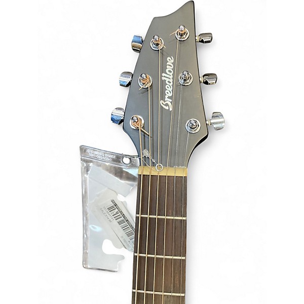 Used Breedlove Discovery Concert Cutaway Black Acoustic Electric Guitar