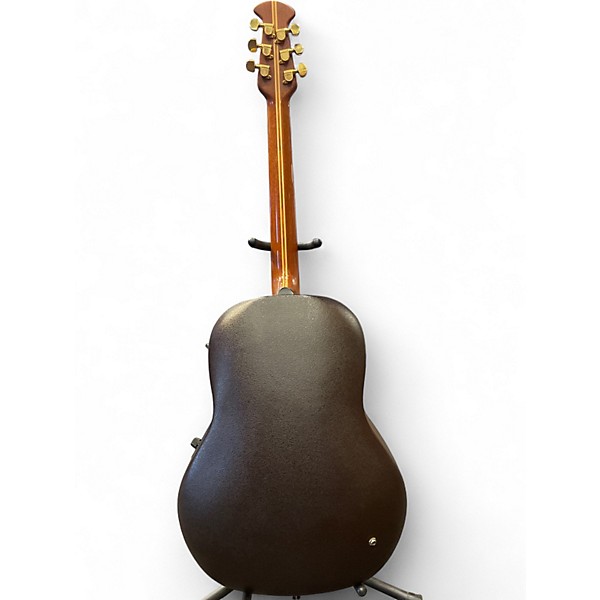 Used Ovation L717 Natural Acoustic Electric Guitar