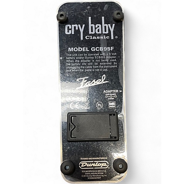 Used Dunlop Crybaby Classic Wah Pot With Harness Effect Pedal