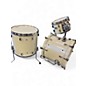 Used Yamaha 3 Piece ABSOLUTE HYBRID MAPLE 3 PC SHELL PACK POLAR WHITE  Drum Kit
