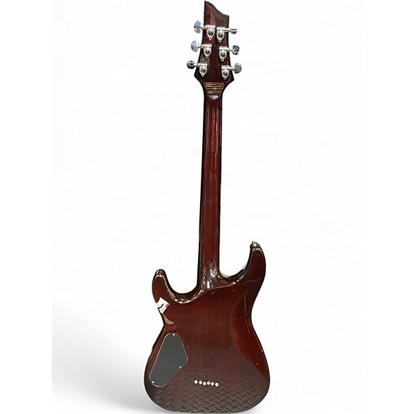 Used Schecter C-1 PLUS DIAMOND SERIES SUNBURST Solid Body Electric Guitar