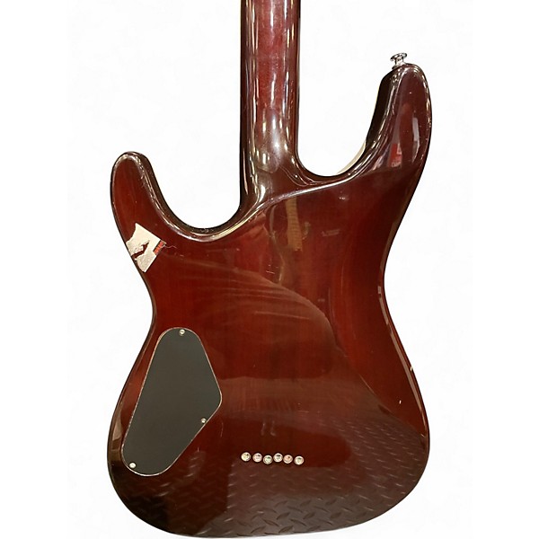 Used Schecter C-1 PLUS DIAMOND SERIES SUNBURST Solid Body Electric Guitar