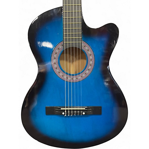 Used Bcp NA Blue Burst Acoustic Guitar