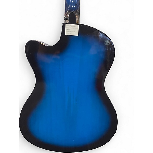 Used Bcp NA Blue Burst Acoustic Guitar