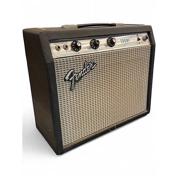 Vintage 1970s Fender Champ Tube Guitar Combo Amp