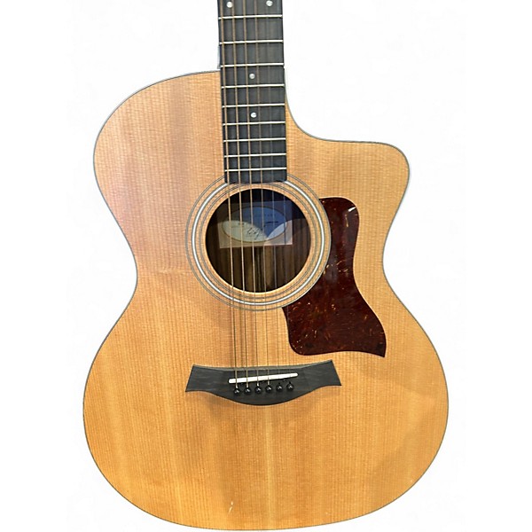 Used Taylor 214CE Natural Acoustic Electric Guitar