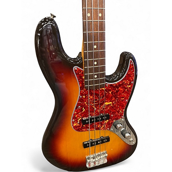 Vintage 1992 Fender JB-62 2 Color Sunburst Electric Bass Guitar