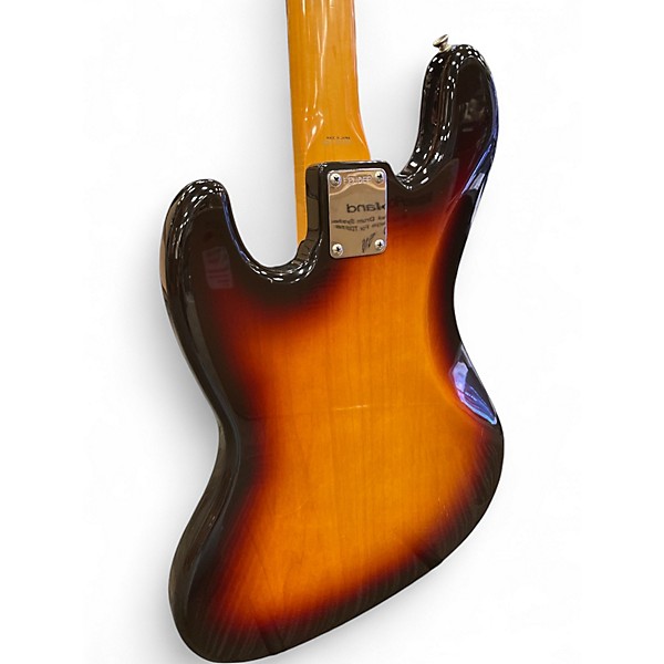 Vintage 1992 Fender JB-62 2 Color Sunburst Electric Bass Guitar