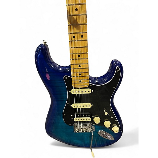 Used Fender Player II Stratocaster HSS Plus Top Blue Burst Solid Body Electric Guitar