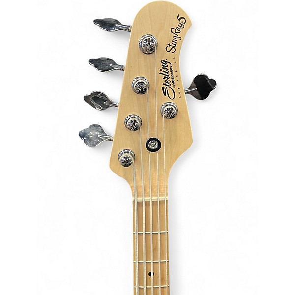 Used Sterling by Music Man Ray5 5 String Black Electric Bass Guitar