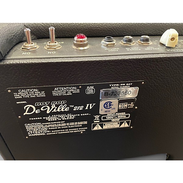 Used Fender Hot Rod DeVille IV 60W 2x12 Tube Guitar Combo Amp