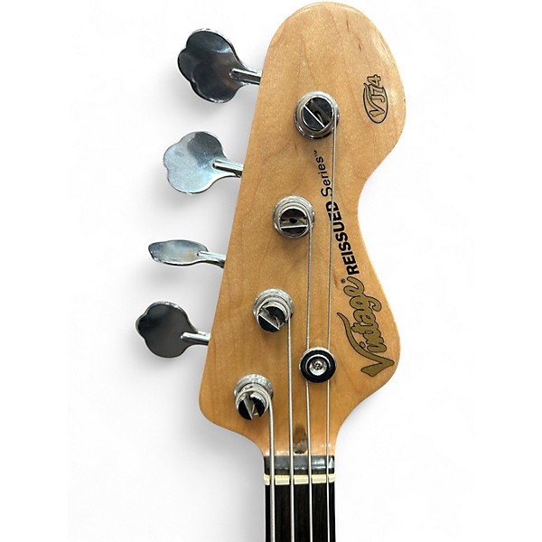 Used Vintage VJ74 Purple Electric Bass Guitar