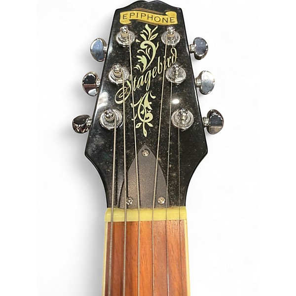 Used Epiphone Stagebird Black Banjo