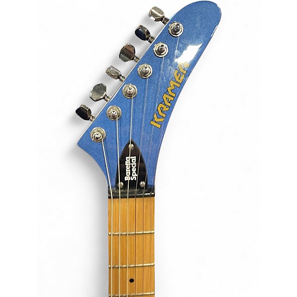 Used Kramer Baretta Special Metallic Blue Solid Body Electric Guitar