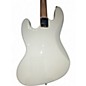 Used Squier 40th Anniversary Jazz Bass Gold Edition Olympic White Electric Bass Guitar