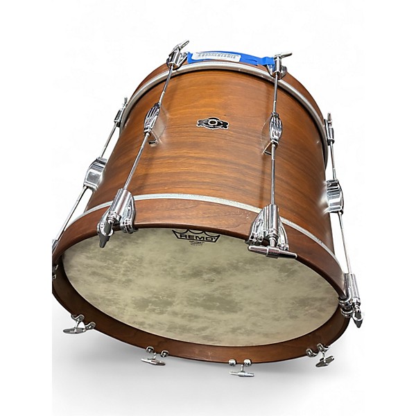 Used George Way Drums 3 Piece Tuxedo Walnut Natural Drum Kit