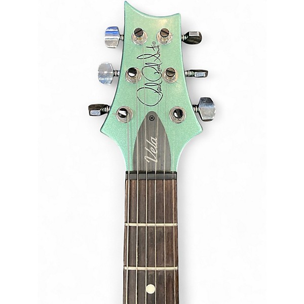 Used 2021 PRS S2 Vela semi hollowbody FROST GREEN Hollow Body Electric Guitar
