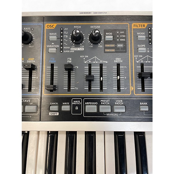 Used Roland Gaia SH01 37 Key Synthesizer