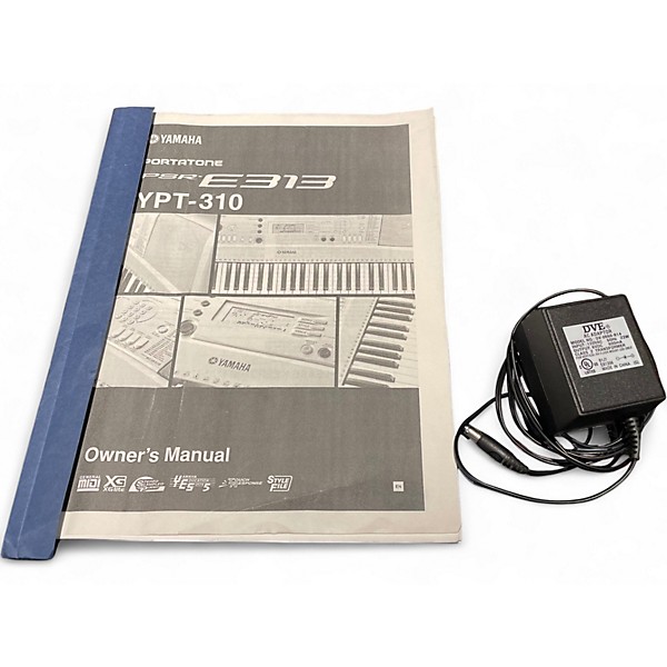 Used Yamaha PSRE313 Portable Keyboard