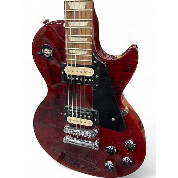 Used 2013 Gibson Les Paul Studio Deluxe II Wine Red Solid Body Electric Guitar