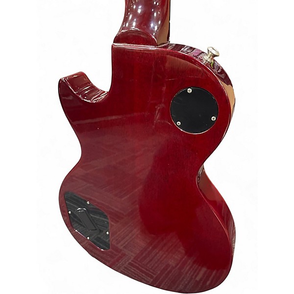 Used 2013 Gibson Les Paul Studio Deluxe II Wine Red Solid Body Electric Guitar