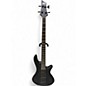 Used Schecter Guitar Research stealth 4 Satin Black Electric Bass Guitar thumbnail