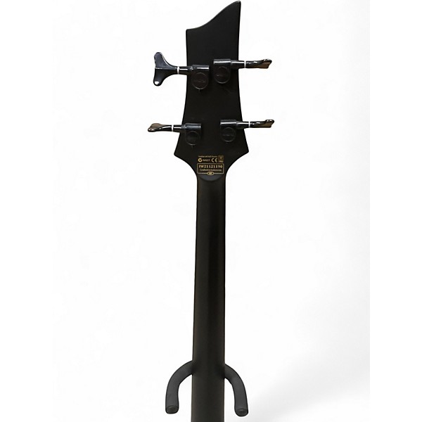 Used Schecter Guitar Research stealth 4 Satin Black Electric Bass Guitar