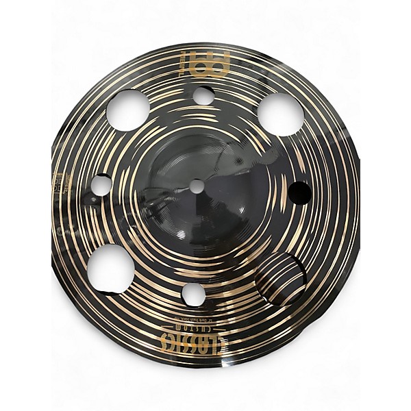 Used MEINL 12in DARK TRASH STACK Cymbal