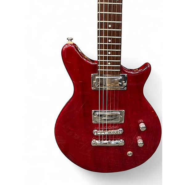 Used Hamer Slammer Series Eclipse Cherry Solid Body Electric Guitar