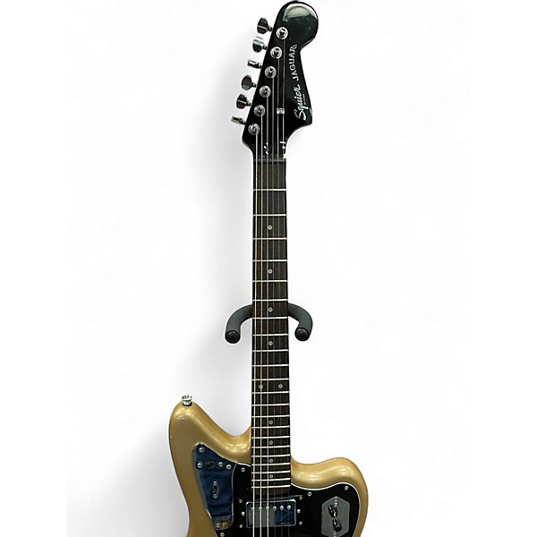 Used Squier Contemporary Jaguar HH Shoreline Gold Solid Body Electric Guitar