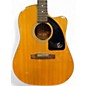 Used Epiphone AJ30CE MAHOGANY NAMahogany NaturalURAL Acoustic Electric Guitar
