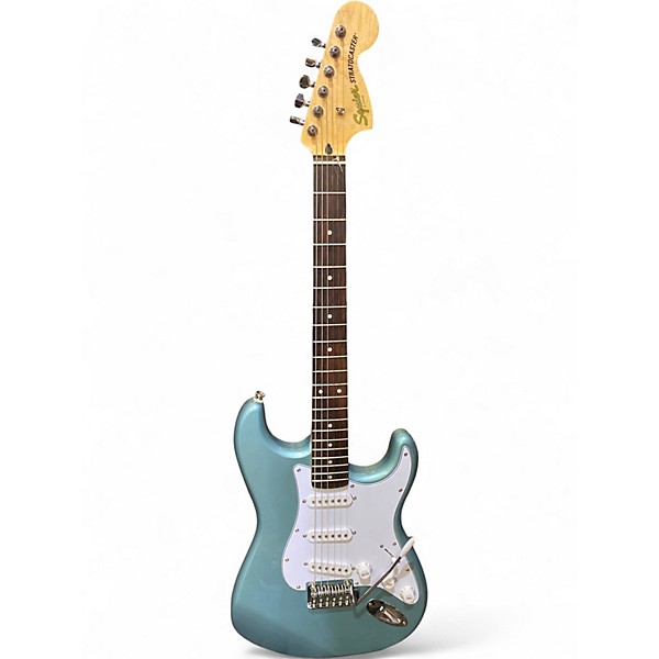 Used Squier Stratocaster II Metallic Light Blue Solid Body Electric Guitar