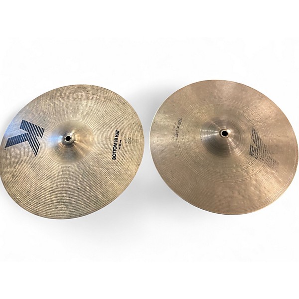 Used Zildjian 14in K Hi Hat Pair Cymbal