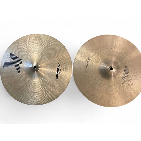 Used Zildjian 14in K Hi Hat Pair Cymbal