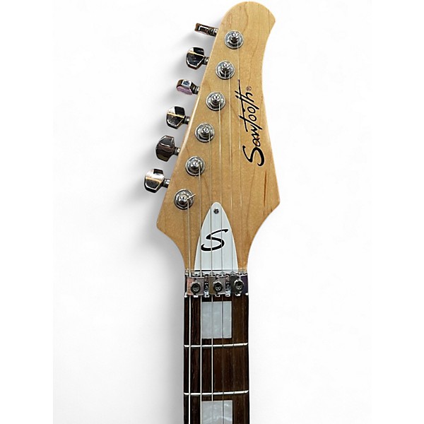 Used Sawtooth ST-M24 Pearl White Solid Body Electric Guitar