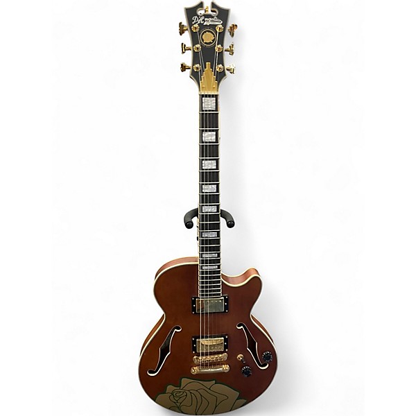 Used D'Angelico DAPSSGDAB Natural Hollow Body Electric Guitar