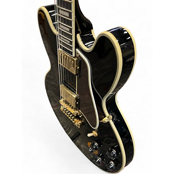 Used Epiphone BB King Signature "Lucille" Black Hollow Body Electric Guitar