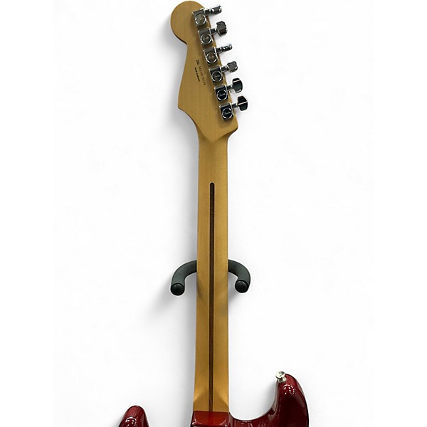 Used Fender Player Stratocaster HSS Plus Top Aged Cherry Burst Solid Body Electric Guitar