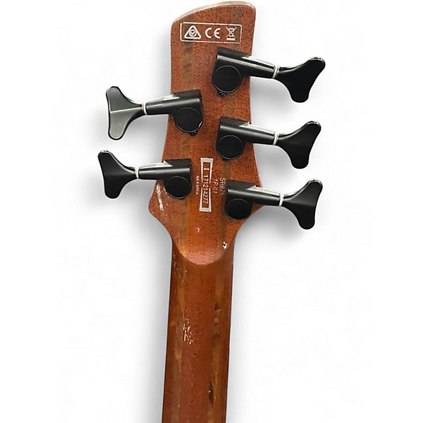 Used Ibanez SR875 Ocean Turquoise Electric Bass Guitar