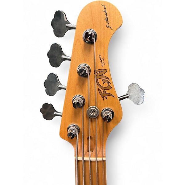 Used Fujigen   JMJ52  Blue Burst Electric Bass Guitar