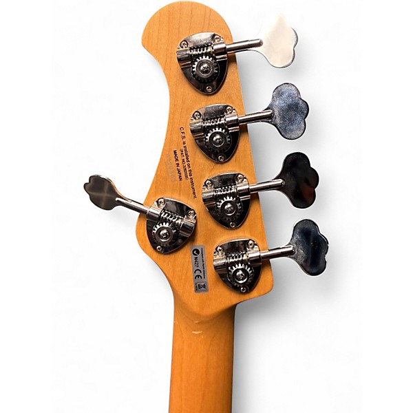 Used Fujigen   JMJ52  Blue Burst Electric Bass Guitar