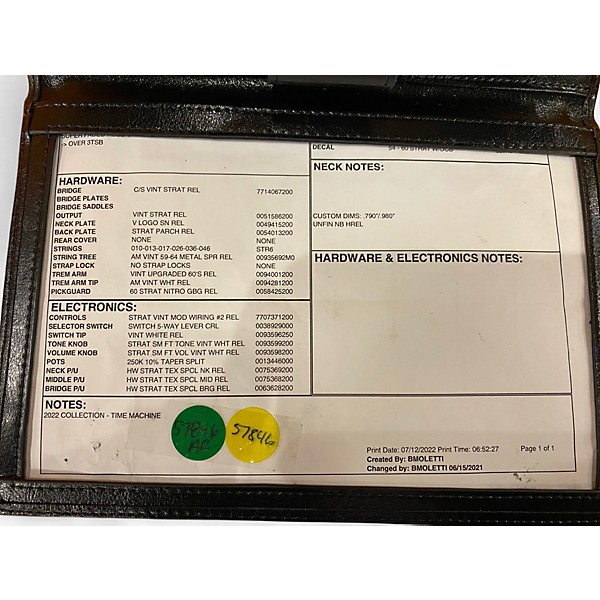 Used Fender Custom shop 61 stratocaster heavy relic super faded aged sonic blue over  3 color sunburst Solid Body Electric...